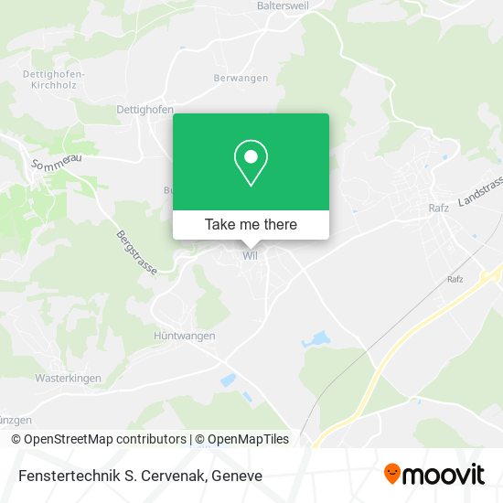 Fenstertechnik S. Cervenak map
