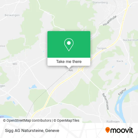 Sigg AG Natursteine map