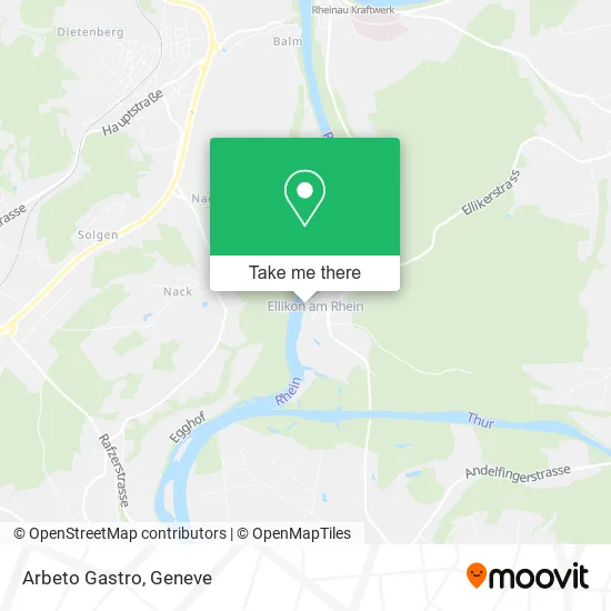 Arbeto Gastro map