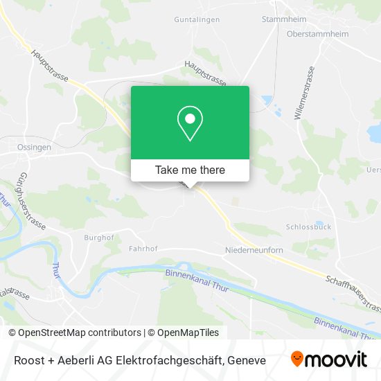 Roost + Aeberli AG Elektrofachgeschäft map