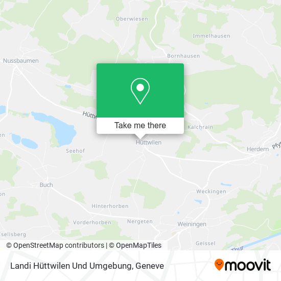 Landi Hüttwilen Und Umgebung map