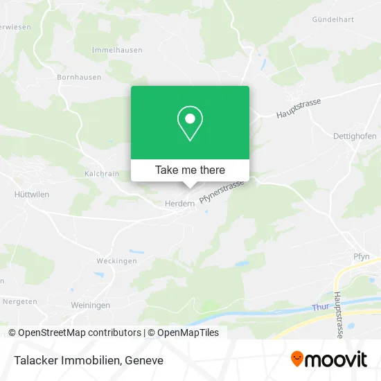 Talacker Immobilien map