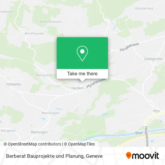 Berberat Bauprojekte und Planung map