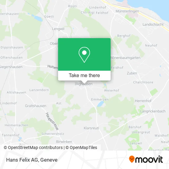 Hans Felix AG map