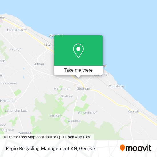 Regio Recycling Management AG map