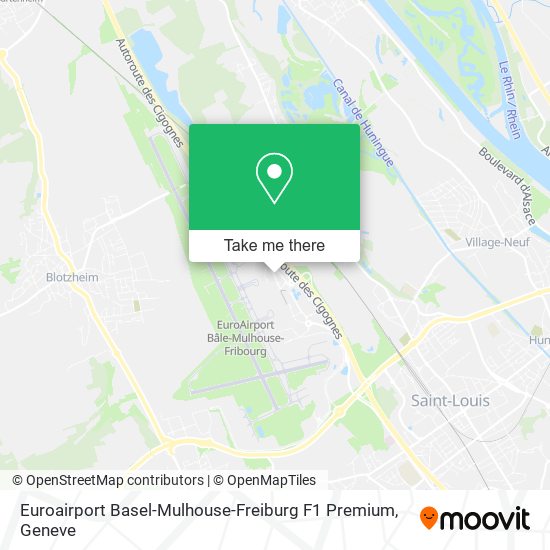 Euroairport Basel-Mulhouse-Freiburg F1 Premium map