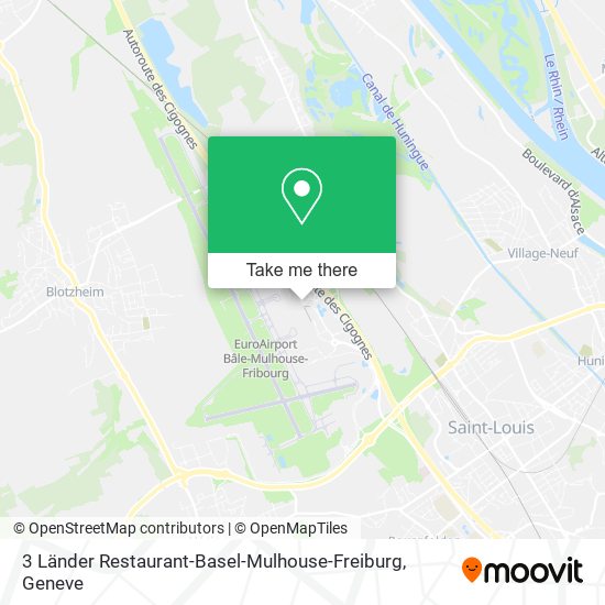 3 Länder Restaurant-Basel-Mulhouse-Freiburg map