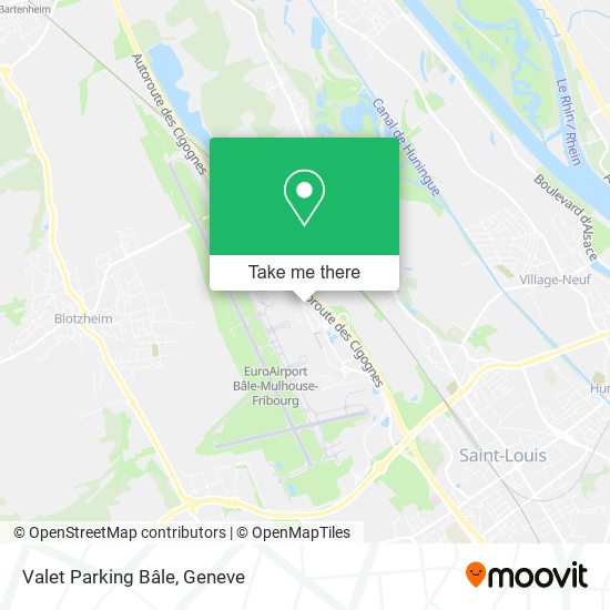 Valet Parking Bâle map
