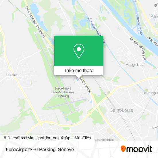EuroAirport-F6 Parking map
