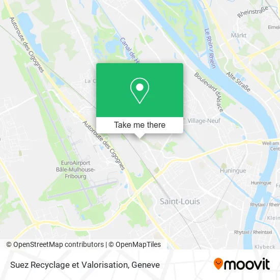 Suez Recyclage et Valorisation map