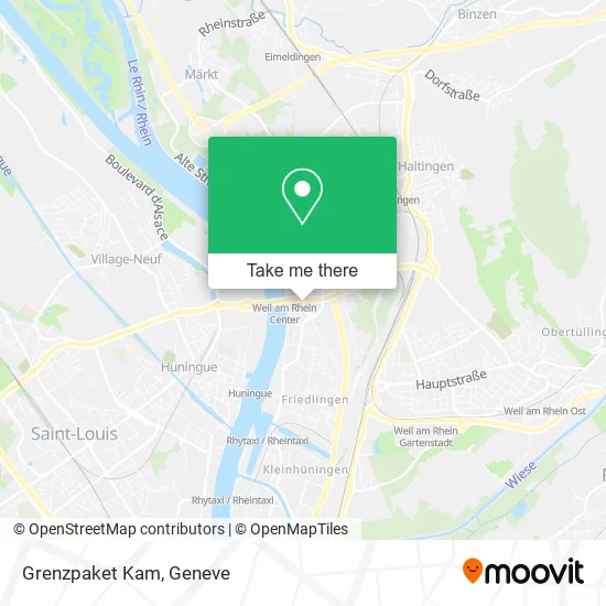 Grenzpaket Kam map