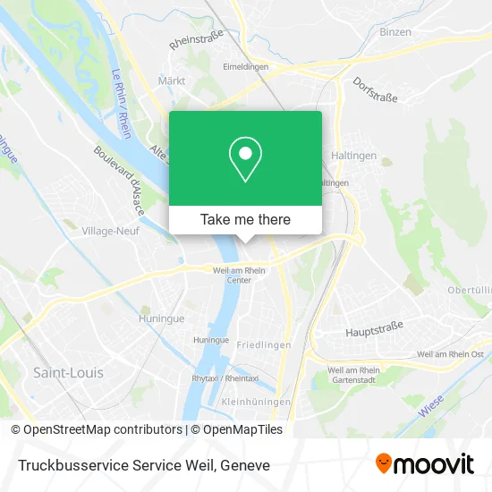 Truckbusservice Service Weil map