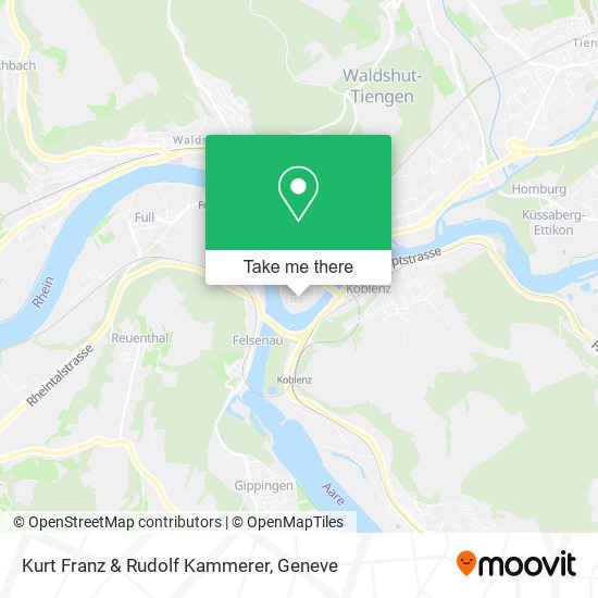 Kurt Franz & Rudolf Kammerer map