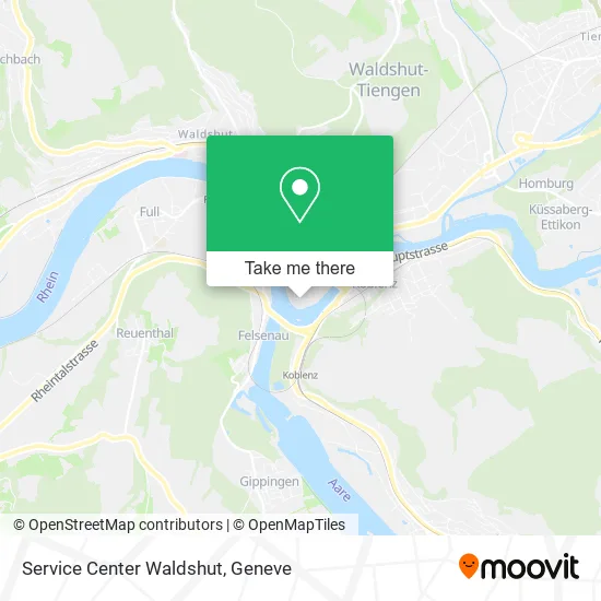 Service Center Waldshut map