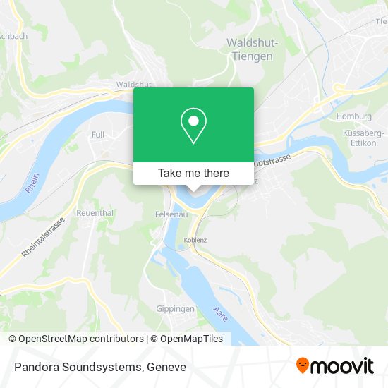 Pandora Soundsystems map