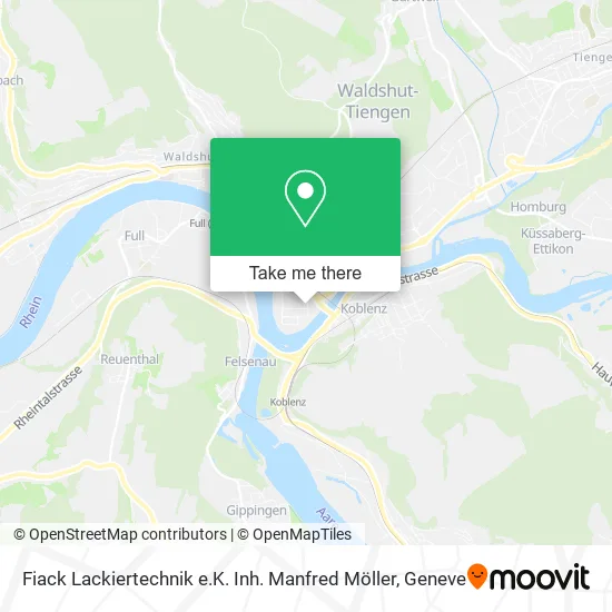 Fiack Lackiertechnik e.K. Inh. Manfred Möller map