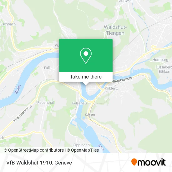 VfB Waldshut 1910 map