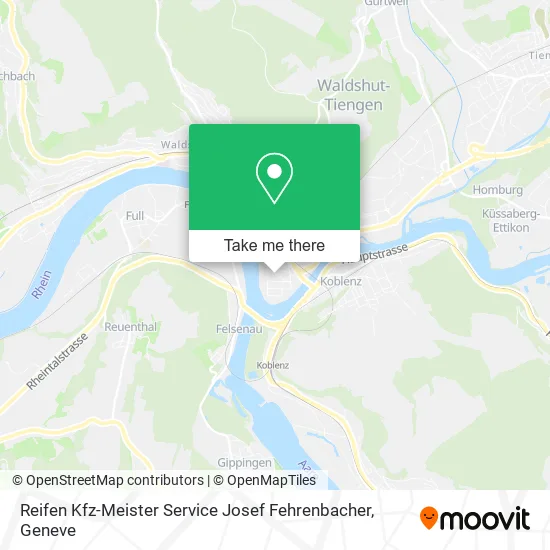 Reifen Kfz-Meister Service Josef Fehrenbacher map