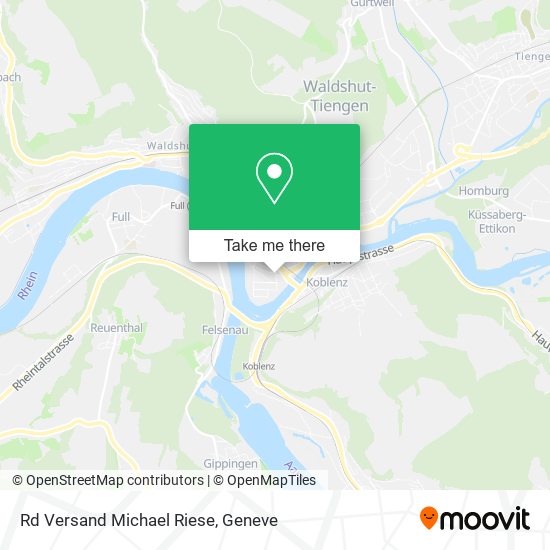Rd Versand Michael Riese map
