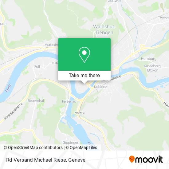 Rd Versand Michael Riese map