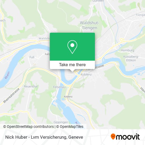 Nick Huber - Lvm Versicherung map