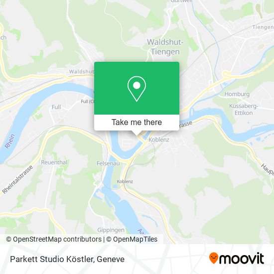 Parkett Studio Köstler map