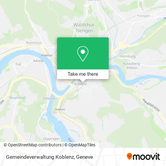 Gemeindeverwaltung Koblenz map