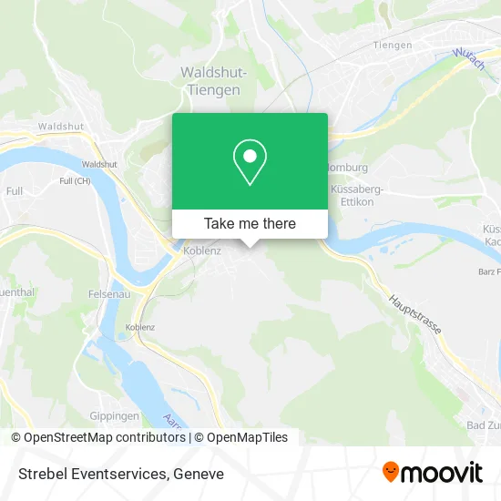 Strebel Eventservices map