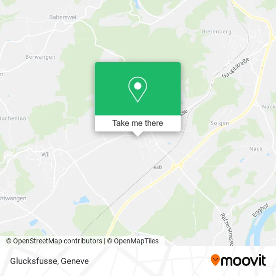 Glucksfusse map