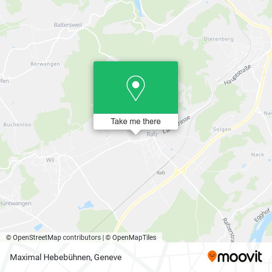 Maximal Hebebühnen map