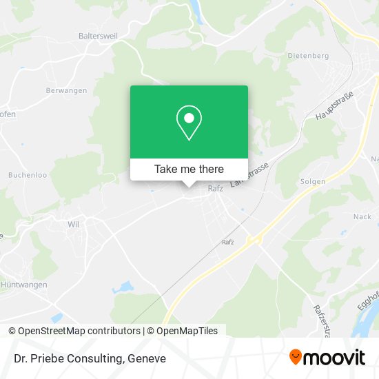 Dr. Priebe Consulting map