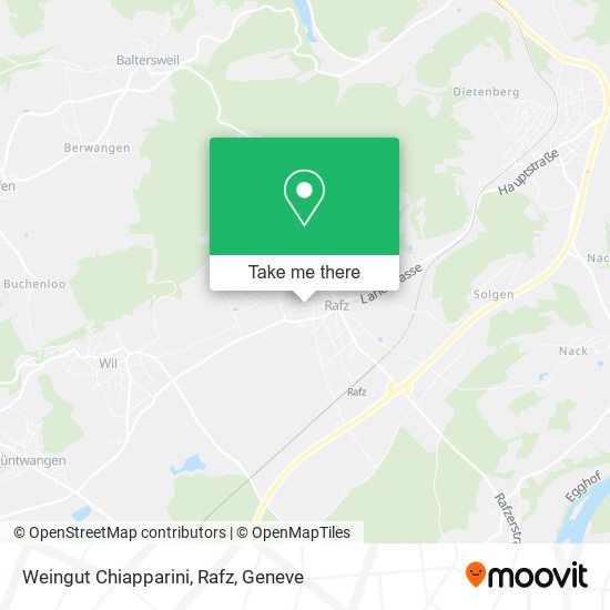 Weingut Chiapparini, Rafz map