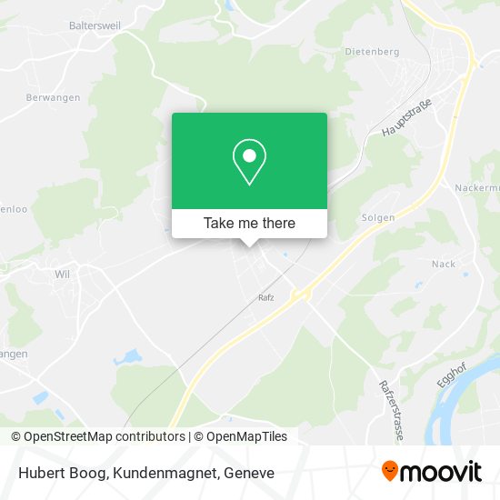 Hubert Boog, Kundenmagnet map