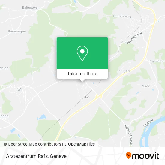 Ärztezentrum Rafz map