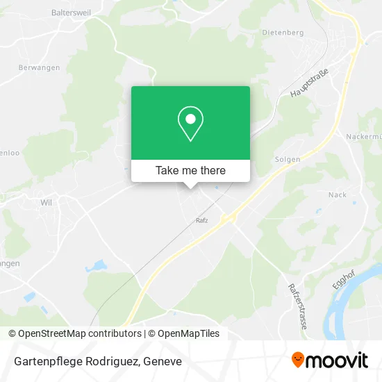 Gartenpflege Rodriguez map