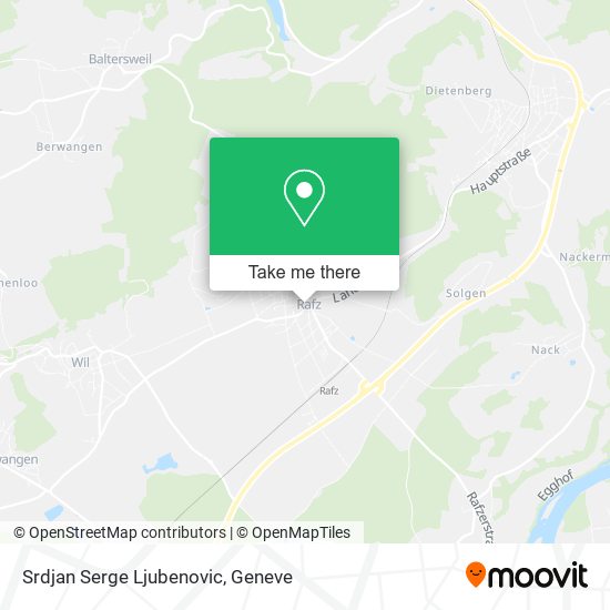 Srdjan Serge Ljubenovic map