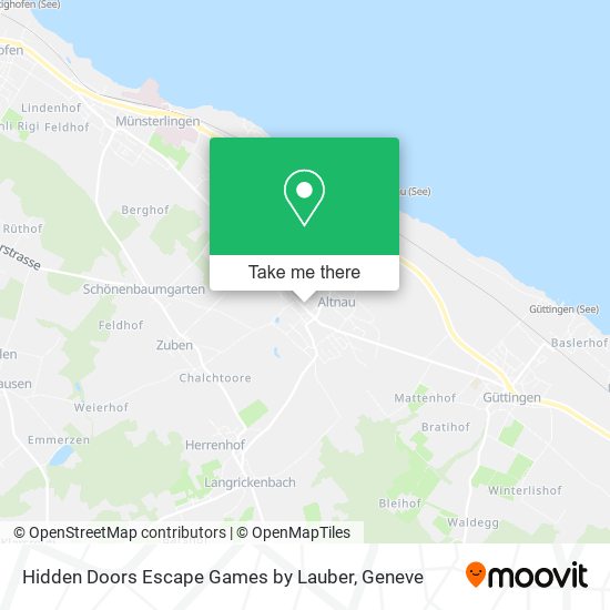 Hidden Doors Escape Games by Lauber map