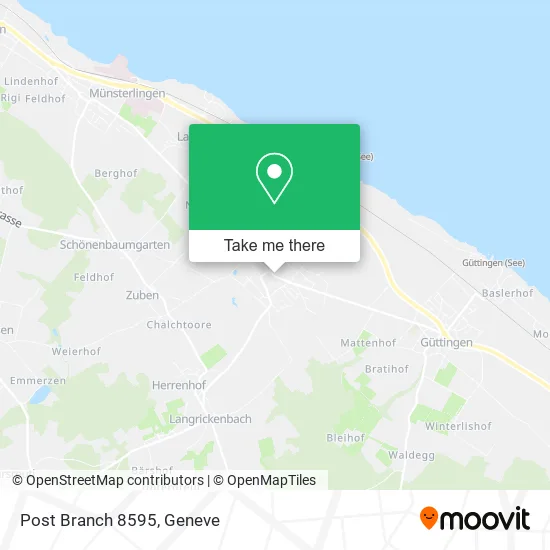 Post Branch 8595 map