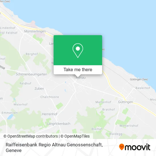 Raiffeisenbank Regio Altnau Genossenschaft map