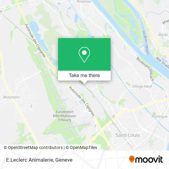 E.Leclerc Animalerie map