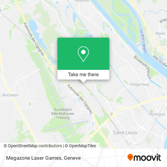 Megazone Laser Games map
