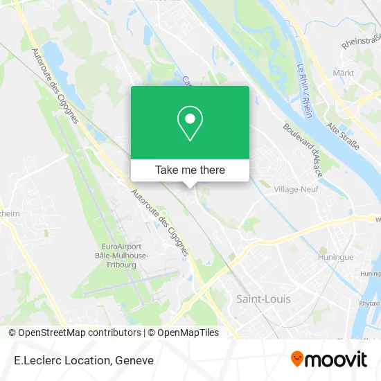 E.Leclerc Location map