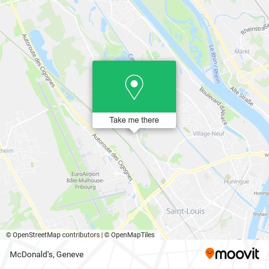 McDonald's map