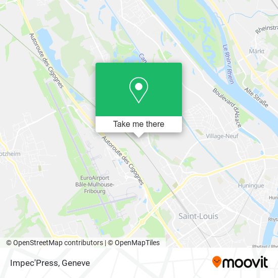 Impec'Press map