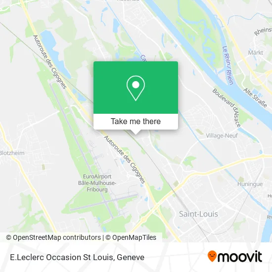 E.Leclerc Occasion St Louis map