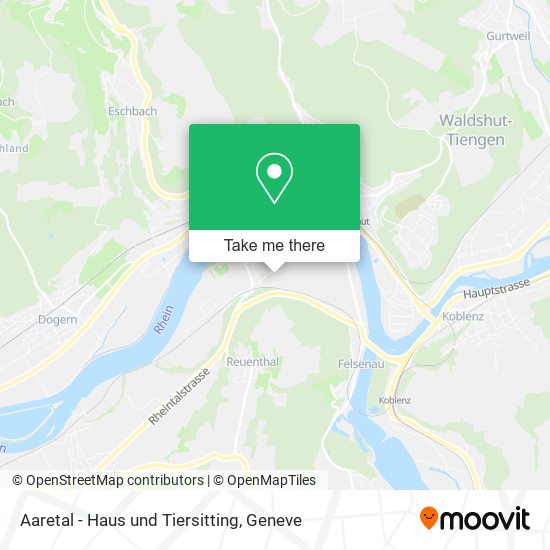 Aaretal - Haus und Tiersitting map