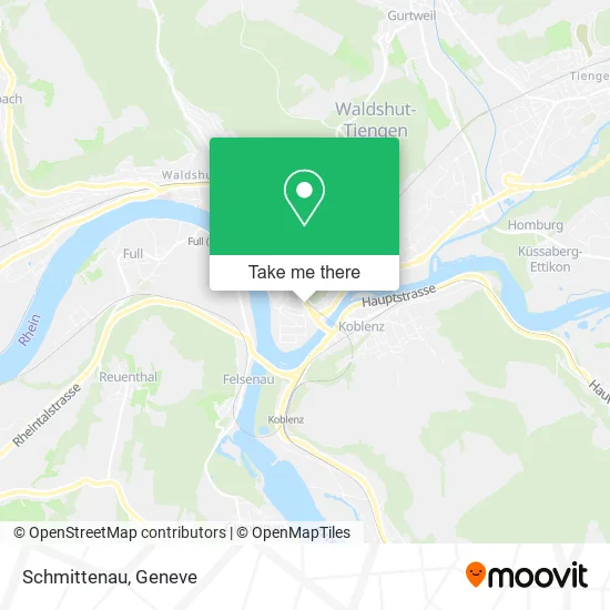 Schmittenau map
