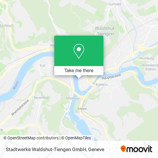 Stadtwerke Waldshut-Tiengen GmbH map