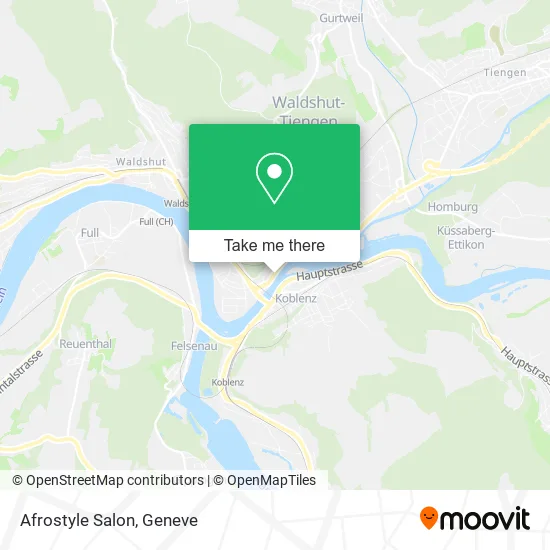 Afrostyle Salon map