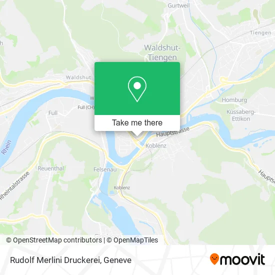 Rudolf Merlini Druckerei map